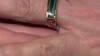 Anillo en plata con Malaquita (Ornaments by de Melo)
