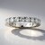Anello in argento con Topazio Bianco