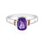 Sibirischer Amethyst-Silberring