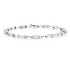 Petalit-Silberarmband