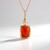 Collana in argento con Corniola (KM by Juwelo)
