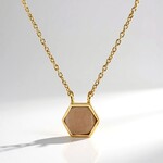 Collana in argento con Avventurina Rossa