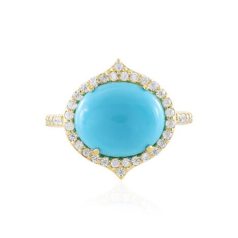 Sleeping Beauty-Türkis-Silberring (Faszination Türkis)