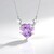 Collana in argento con Ametista Rose de France