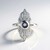 Anello in argento con Tanzanite (non riscaldata)