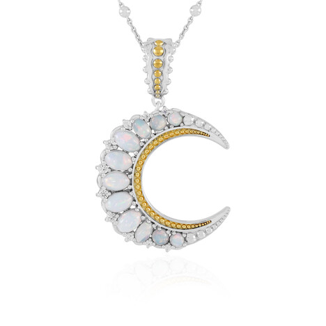 Collier en argent et Opale Welo (Dallas Prince Designs)