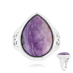 Zilveren ring met een Charoite