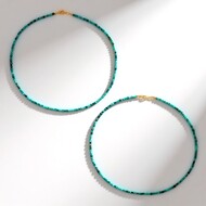 Collier en argent et Turquoise