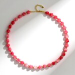 Collana in argento con Quarzo Color Rosa