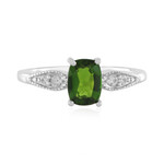 Russischer Diopsid-Silberring