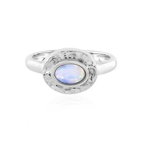 Welo-Opal-Silberring (MONOSONO COLLECTION)