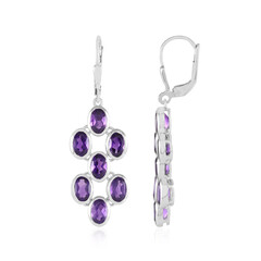 Pendientes en plata con Amatista