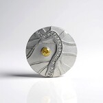 Ciondolo in argento con Zircone Giallo (MONOSONO COLLECTION)