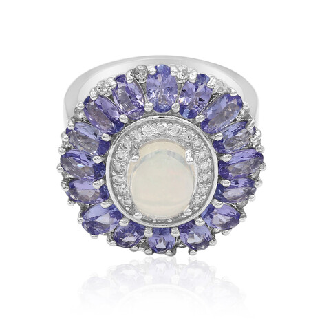 Anello in argento con Opale di Welo