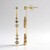 Orecchini in oro con Diamante Champagne I2 (de Melo Gold)