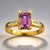 Anello in oro con Diasporo Rosa (AMAYANI)