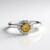 Anello in argento con Citrino
