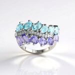 Anello in argento con Zircone Ratanakiri