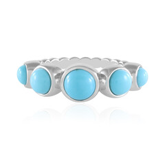 Bague en argent et Turquoise Sleeping Beauty (de Melo Essence)