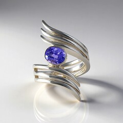 Anello in argento con Tanzanite (de Melo Essence)