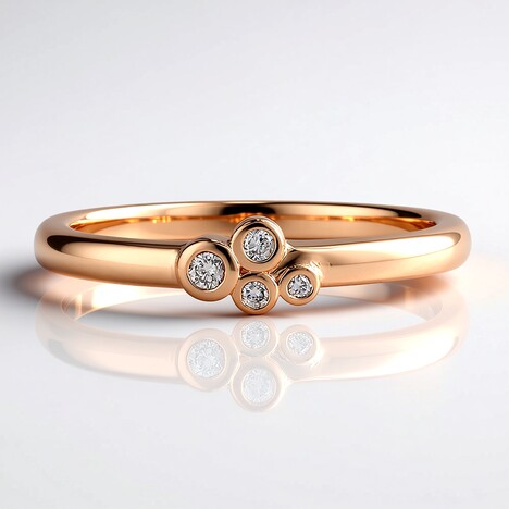 Anello in oro con Diamante Rosa d'Argyle I3 (Mark Tremonti)