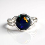 Mezezo-Opal-Silberring (de Melo)