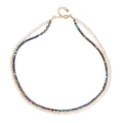 Zilveren halsketting met Mystieke Hematieten