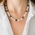 Freshwater pearl Silver Necklace (TPC)