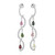 Boucles d'oreilles en argent et Tourmaline (Remy Rotenier)