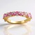 Bague en or et Saphir rose de Tuléar (de Melo Gold)