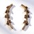 Orecchini in argento con Diamante Champagne