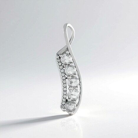 Ciondolo in argento con Zircone