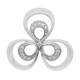 9K SI1 (H) Diamond Gold Pendant (Annette)
