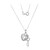 Collier en argent et Topaze blanche