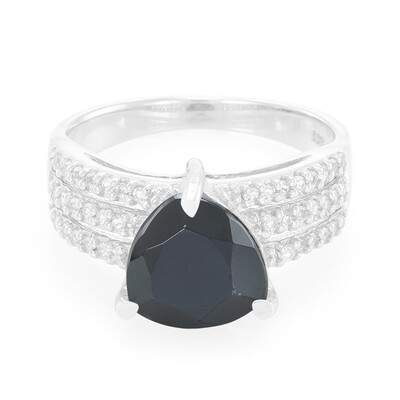 Anello in argento con Ematite Nera