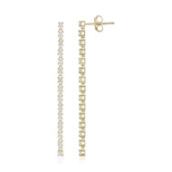 I3 (H) Diamant-Goldohrringe (de Melo Gold)