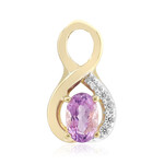 Purpurfarbener Skapolith-Goldanhänger