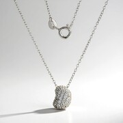 Collar en plata con Zircón (Adela Silber)