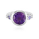 Sibirischer Amethyst-Silberring (Adela Silber)