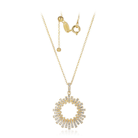 Collar en plata con Topacio blanco