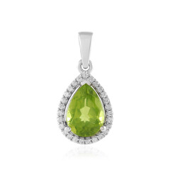 Pendentif en argent et Péridot