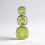 Ciondolo in argento con Quarzo Limone (MONOSONO COLLECTION)
