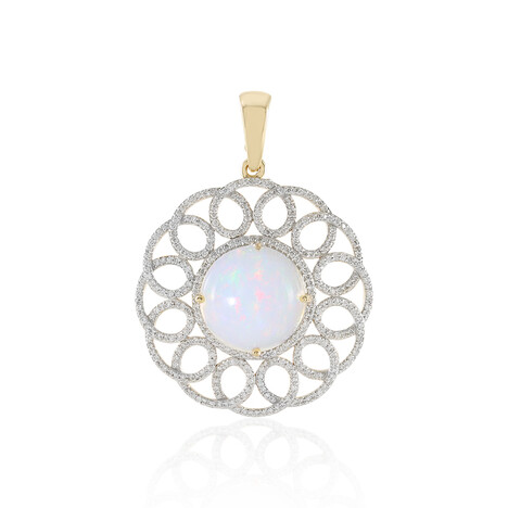 Ciondolo in oro con Opale di Welo AAA (SUHANA)