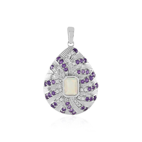 Ciondolo in argento con Opale di Welo (SAELOCANA)