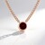 Collana in argento con Granato d’India (Adela Silber)