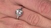 Anillo en plata con Danburita
