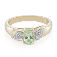 Merelani-Mint-Granat-Goldring
