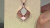 Collar en plata con Piedra de Luna blanca (KM by Juwelo)