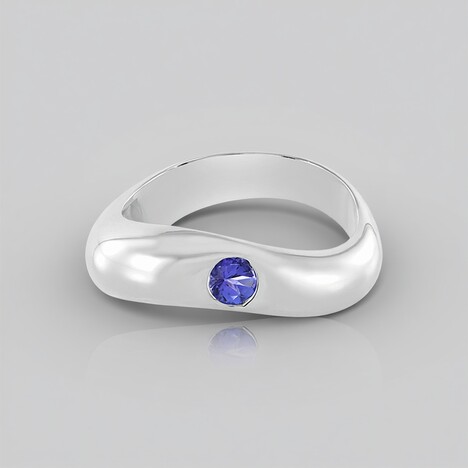 Anello in argento con Tanzanite (de Melo)