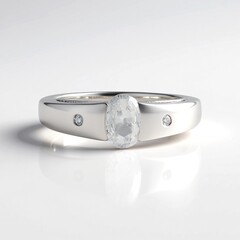 Anello in argento con Zircone